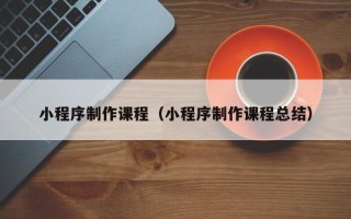 内江小程序制作课程（小程序制作课程总结）