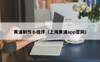 内江黄浦制作小程序（上海黄浦app官网）