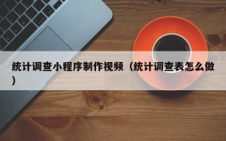 内江统计调查小程序制作视频（统计调查表怎么做）