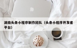 内江湖南头条小程序制作团队（头条小程序开发者平台）