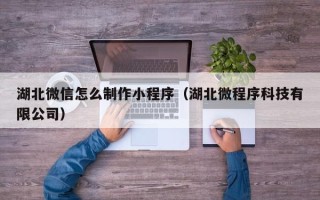 内江湖北微信怎么制作小程序（湖北微程序科技有限公司）